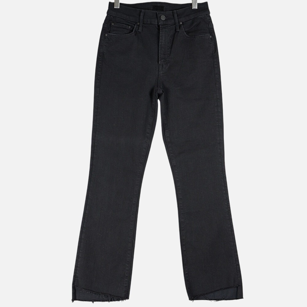 Mother The Insider Crop Step Fray Not Guilty Black Jeans 1157-180 Size‎ 25